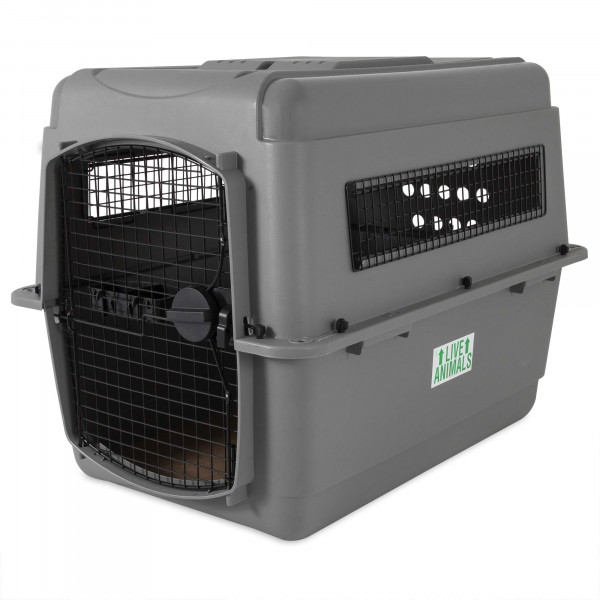 Petmate Sky Kennel, 36 pulgadas, jaula para perros compatible con IATA para mascotas de 50 a 70 libras, fabricado en EE. UU.