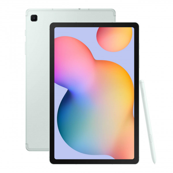 SAMSUNG Galaxy Tab S6 Lite (2024) Tableta Android WiFi de 10,4 y 64 GB, S Pen incluido, lista para juegos, batería de larga duración, diseño de metal delgado, almacenamiento ampliable, versión de EE. UU., menta, exclusivo de Amazon