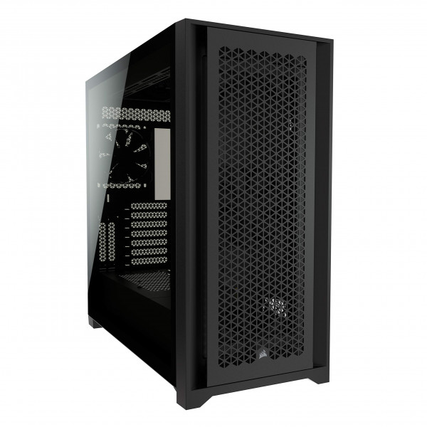 Caja de PC ATX Mid-Tower de vidrio templado Corsair 5000D Airflow - Negra