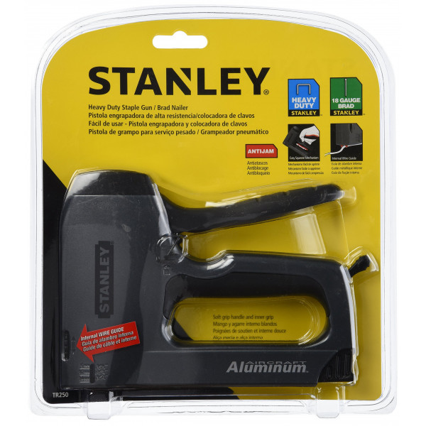 Pistola de clavos STANLEY SharpShooter Plus, resistente, gris/negro (TR250)