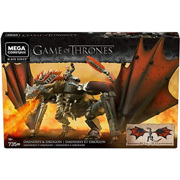 Mega Construx Juego de Tronos Daenerys y Drogon