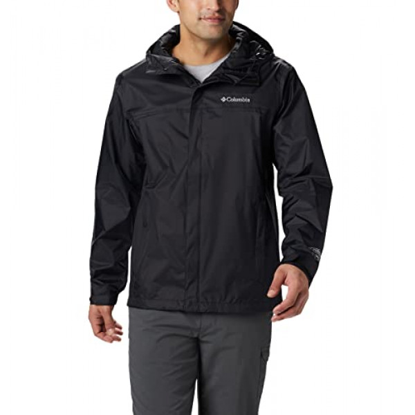 Columbia Watertight II - Chaqueta para hombre, color negro, talla XL