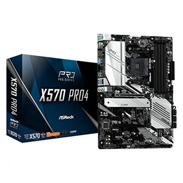 Placa base ASRock X570 Pro 4 AM4/4DDR4/HDMI/DP/ATX