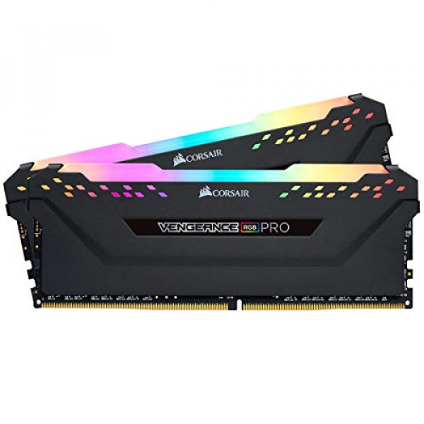 Corsair Vengeance RGB Pro 32GB (2x16GB) DDR4 3200 (PC4-25600) C16 Memoria de escritorio - Negro