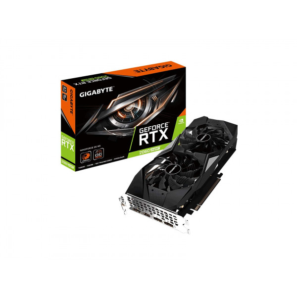 Tarjeta gráfica GIGABYTE Gv-N2060OC-6GD GeForce RTX 2060 OC GG, 2 ventiladores Windforce, 6 GB GDDR6 de 192 bits, tarjeta de vídeo REV2.0