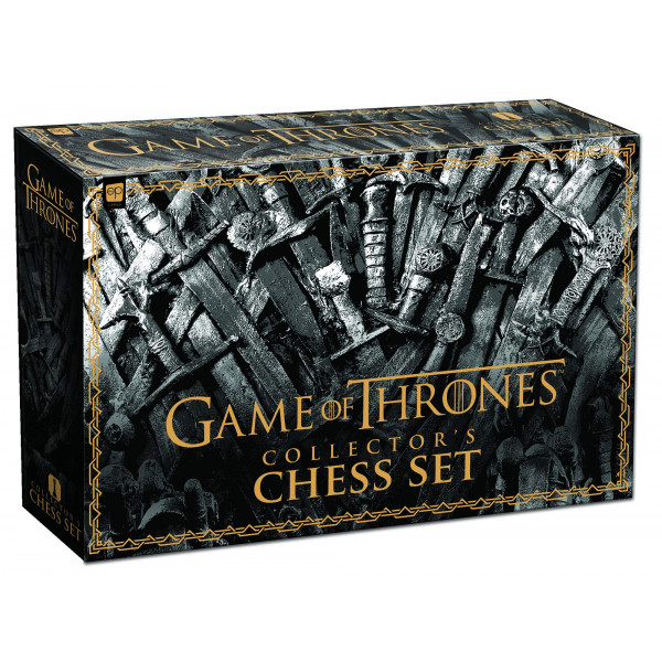 Juego de ajedrez coleccionista USAOPOLY Juego de Tronos | Coleccionables 32 piezas de ajedrez esculpidas personalizadas Personajes de TV de HBO Juego de Tronos