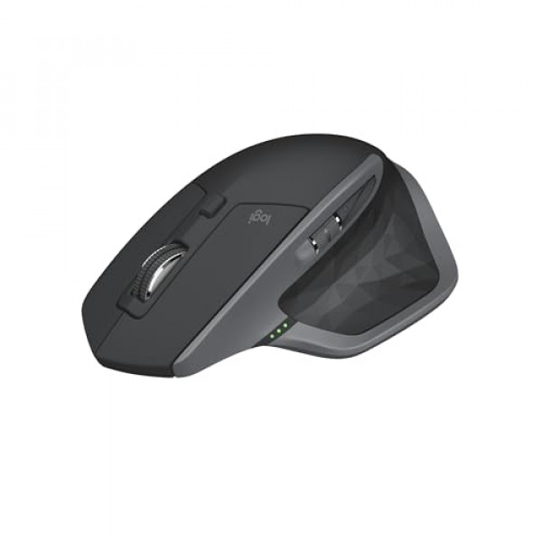 Ratón inalámbrico Logitech MX Master 2S - Desplazamiento hiperrápido, ergonómico, recargable, control de 3 ordenadores, grafito