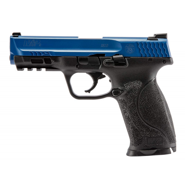 Umarex T4E Smith & Wesson M&P M2.0 Pistola de entrenamiento calibre .43 Marcador de pistola de paintball, LE azul