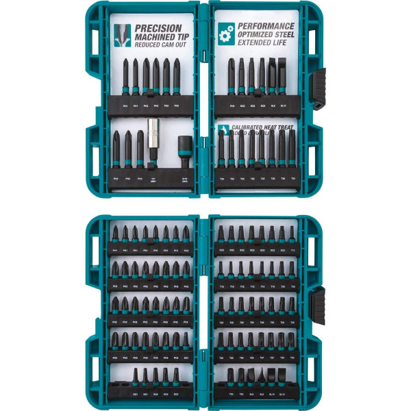 Makita E-00038 Impactx 100 piezas. Juego de puntas de controlador