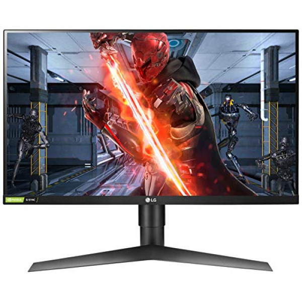 LG 27GL650F-B Monitor de juegos compatible con Ultragear G-Sync Full HD de 27 pulgadas con frecuencia de actualización de 144 Hz y HDR 10 - Negro