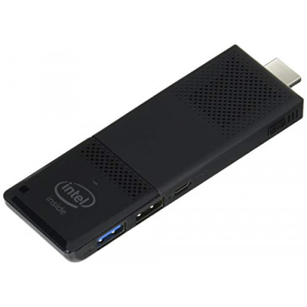 Computadora Intel Compute Stick CS125 con procesador Intel Atom x5 y Windows 10 (BOXSTK1AW32SC), negro