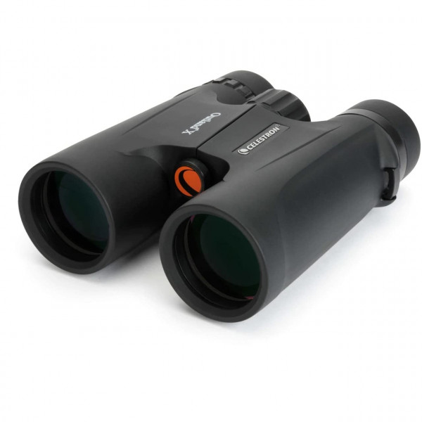 Celestron – Binoculares Outland X 10x42 – Binoculares impermeables y a prueba de niebla – Binoculares de tamaño completo para adultos con aumento de 10x – Óptica multicapa y prismas BaK–4 – Armadura protectora de goma