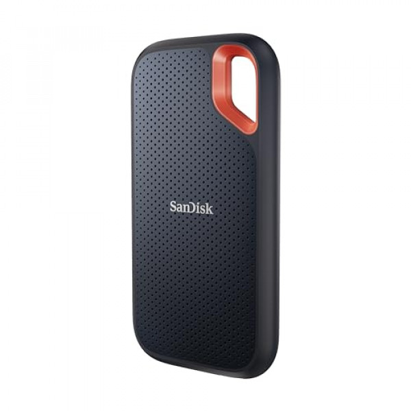 SanDisk Extreme Portable SSD de 2 TB - Hasta 1050 MB/s, USB-C, USB 3.2 Gen 2, resistencia al agua y al polvo IP65, firmware actualizado - Unidad de estado sólido externa - SDSSDE61-2T00-G25