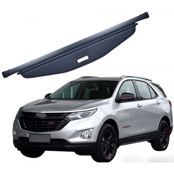 Cosilee Chevrolet Equinox GMC Terrain Cargo Cover 2024 2023 2022 2021 2020 2019 2018 Compatible para Chevy Equinox Accesorios Cubierta retráctil para maletero Seguridad Carga Equipaje Escudo Sombra