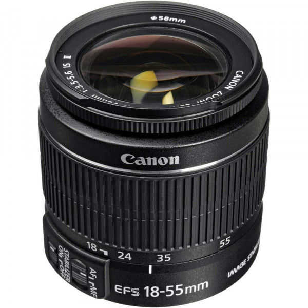 Canon EF-S 18-55mm f/3.5-5.6 is II Lente SLR Caja Blanca