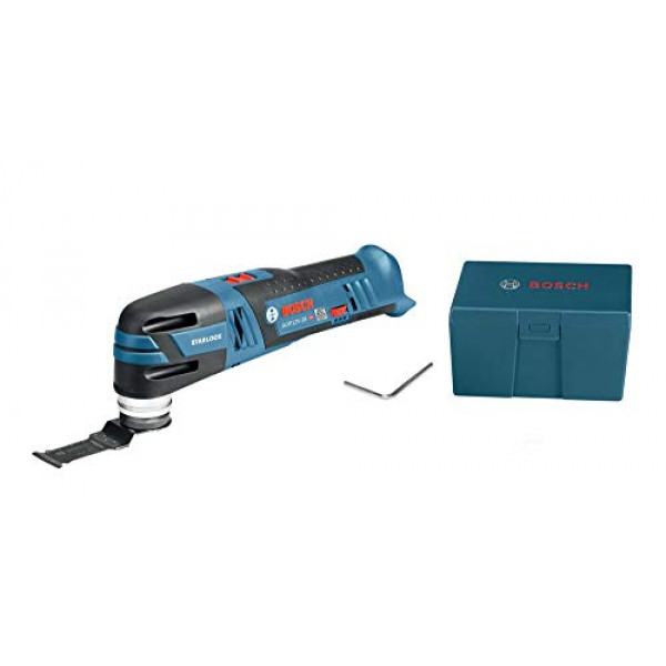 BOSCH GOP12V-28N Herramienta básica oscilante multiherramienta Starlock sin escobillas 12V Max EC, inalámbrica, velocidad variable, con (1) 1-1/4 pulg. Hoja de inmersión