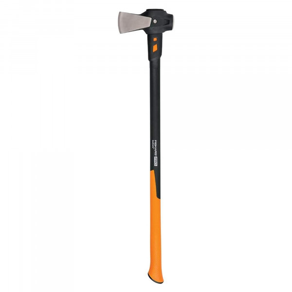 Fiskars Pro IsoCore Splitting Maul y hacha de acero inoxidable, con reducción de impacto, 6 lb, 36 in