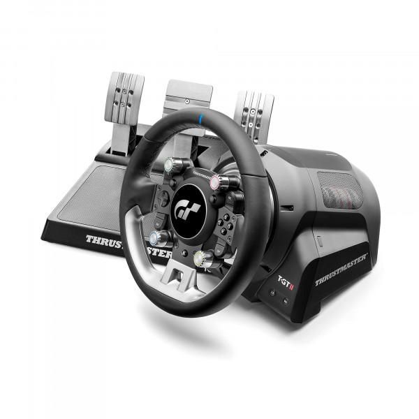 Volante de carreras THRUSTMASTER T-GT II Force Feedback (compatible con PS5, PS5 Pro, PS4 y PC)