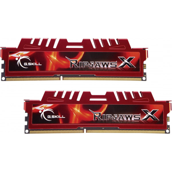 G.SKILL RipjawsX Series (Intel XMP) DDR3 RAM 16GB (2x8GB) 1600MT/s CL10-10-10-30 1.50V Memoria para computadora de escritorio UDIMM (F3-12800CL10D-16GBXL)