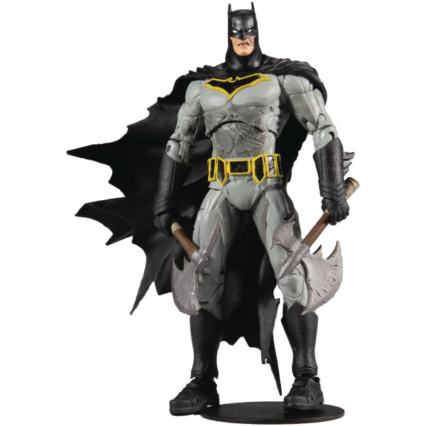 Figura de acción de DC Multiverse Batman (Dark Nights: Metal) de 7 con piezas Build-A para la figura 'The Merciless'