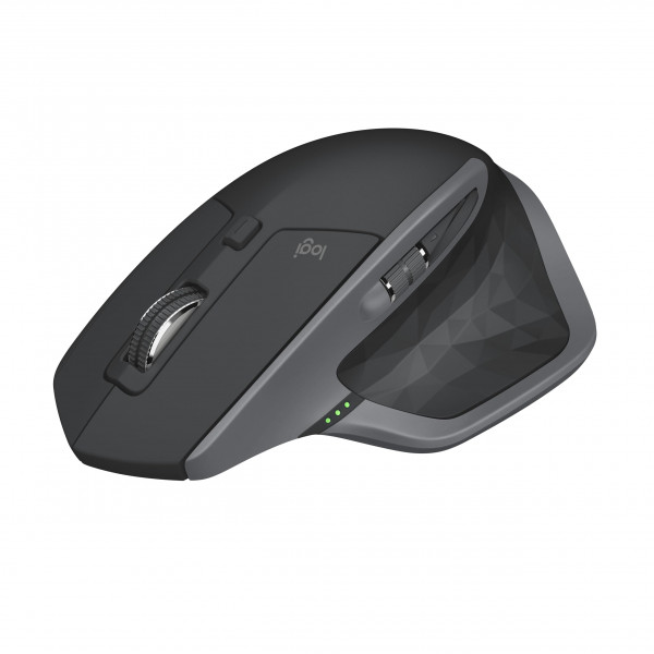 Ratón inalámbrico Logitech MX Master 2S - Desplazamiento hiperrápido, ergonómico, recargable, control de 3 ordenadores, grafito