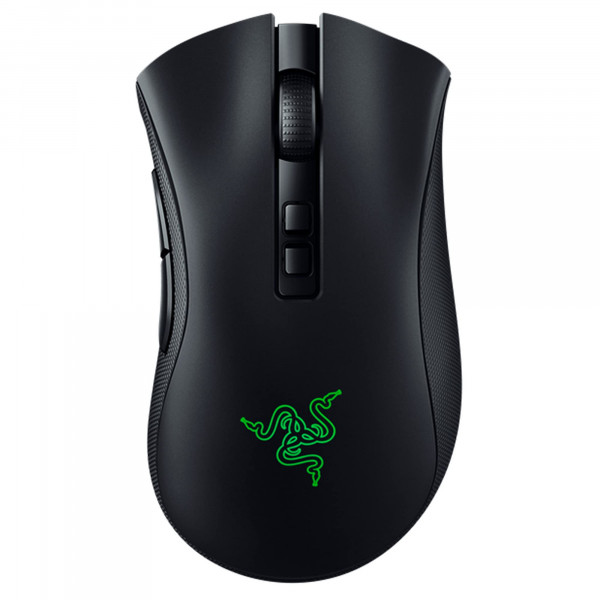 Razer DeathAdder v2 Pro Ratón inalámbrico para juegos: sensor óptico de 20 K DPI, interruptor óptico 3 veces más rápido, Chroma RGB, batería de 70 horas, 8 botones programables - Negro clásico