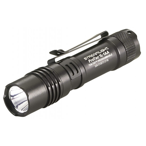 Streamlight 88061 ProTac 1L-1AA Luz táctica profesional de combustible dual de 350 lúmenes, color negro