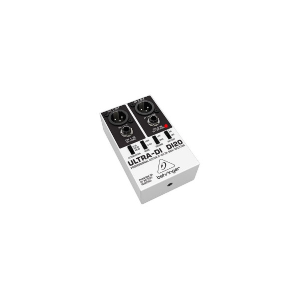 Behringer Ultra-DI DI20 Profesional Activo Caja DI/Divisor de 2 Canales