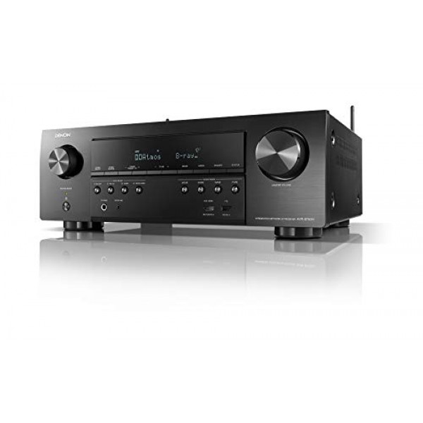 Receptor Denon AVR-S750H, 7.2 canales (165 W x 7) - Cine en casa 4K Ultra HD (2019) | Transmisión de música | Nuevo: eARC, sonido envolvente Dolby 3D (Atmos, DTS/elevación de altura virtual) | Alexa + HEOS