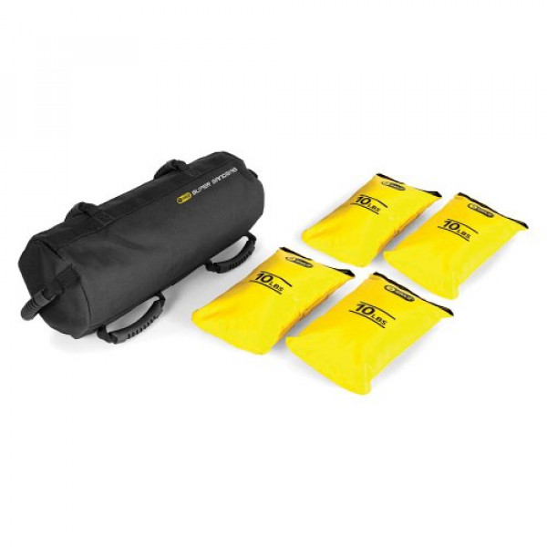 SKLZ Super Sandbag Bolsa de pesas de entrenamiento resistente para golf (10 - 40 libras)