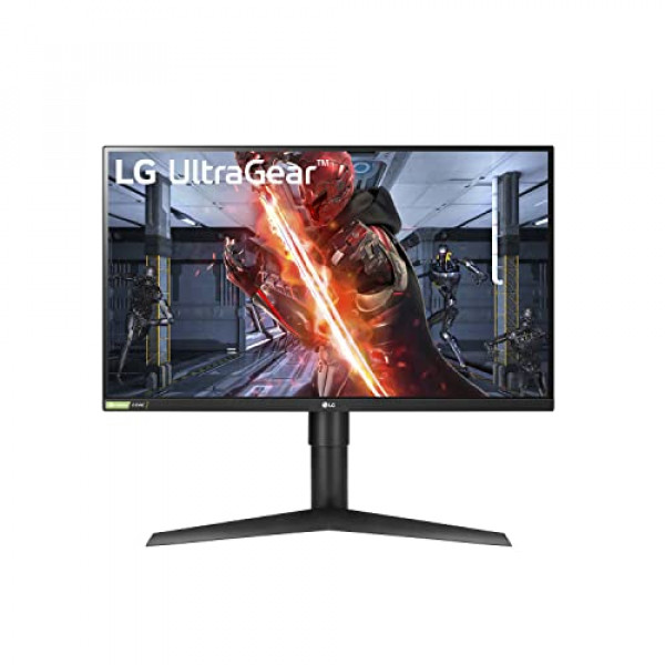 Monitor para juegos LG UltraGear QHD de 27 pulgadas 27GL83A-B - IPS 1 ms (GtG), con compatibilidad HDR 10, NVIDIA G-SYNC y AMD FreeSync, 144 Hz, negro