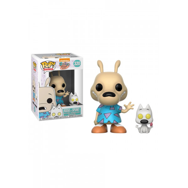 ¡Funko Pop! Televisión: La vida moderna de Rocko - Juguete coleccionable Rocko y Spunky (los estilos pueden variar)