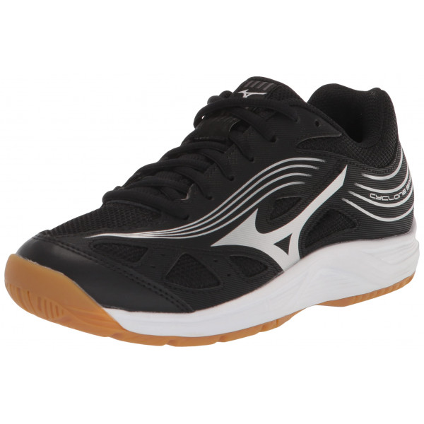 Mizuno Cyclone Speed ​​3, Zapatillas de Voleibol para Mujer, Negro-Plata, 10