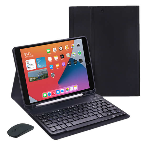 con funda para teclado de mouse para Galaxy Tab S6 Lite 10.4 '' 2024/2020/2022, SM-P620/P625/P610/P613/P615/P619 Teclado Bluetooth magnético desmontable Color Key S Pen Holder, Negro