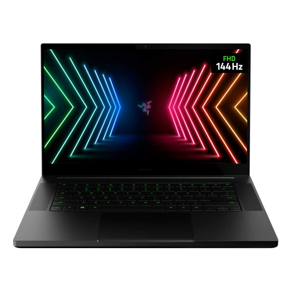 Laptop para juegos Razer Blade 15 Base 2021: Intel Core i7-10750H 6 Core, NVIDIA GeForce RTX 3070, 15.6 FHD 1080p 144Hz, 16GB, 512GB SSD - Aluminio CNC - Iluminación Chroma RGB - Thunderbolt 3