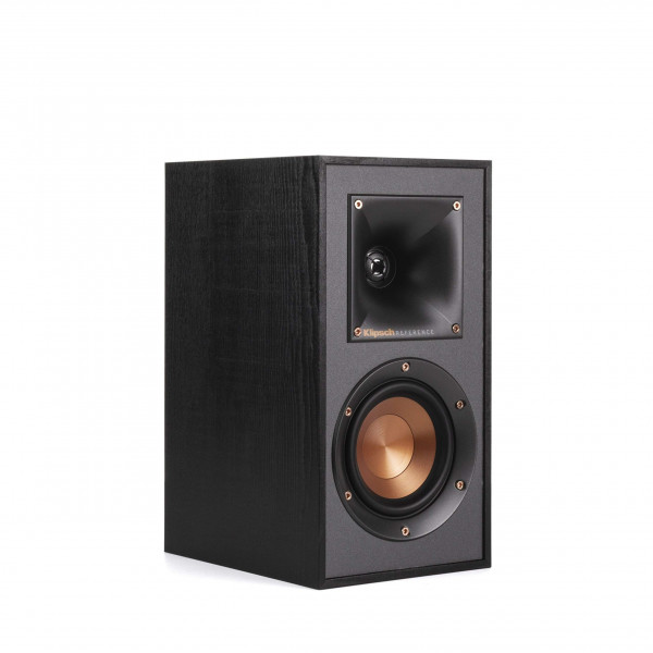 Klipsch R-41M Potente y detallado altavoz para el hogar, juego de 2, color negro (renovado)