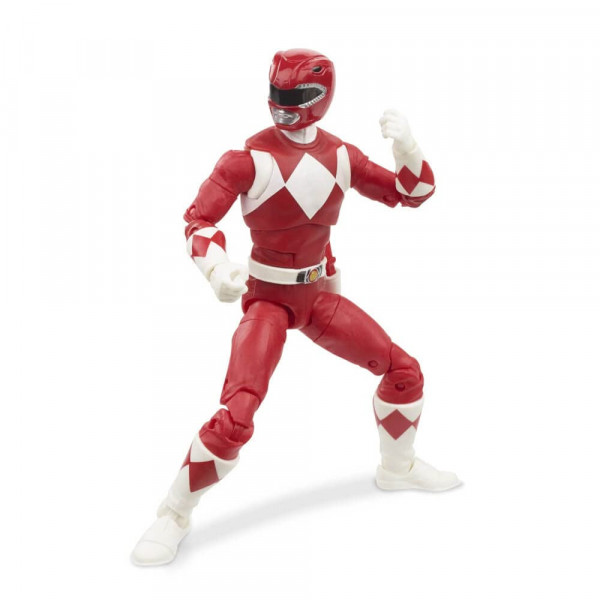 Power Rangers E7755 Lightning Collection 6 Mighty Morphin Red Ranger figura de acción coleccionable juguete con accesorios