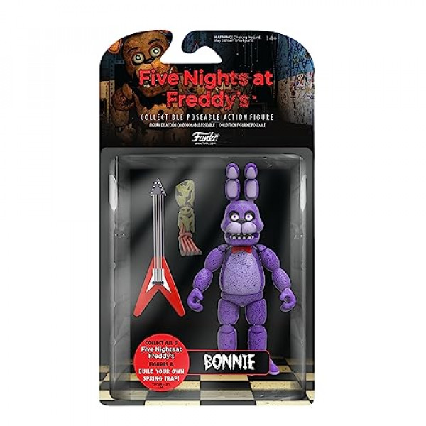 Funko Figura de acción articulada de 5: Five Nights at Freddy's (FNAF) - Bonnie The Rabbit - Coleccionable - Idea de regalo - Mercancía oficial - para niños, niñas, niños y adultos - Fanáticos de los videojuegos