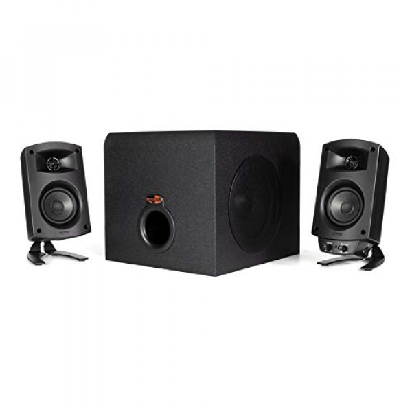 Klipsch ProMedia 2.1 THX Sistema de altavoces para computadora certificado (negro)