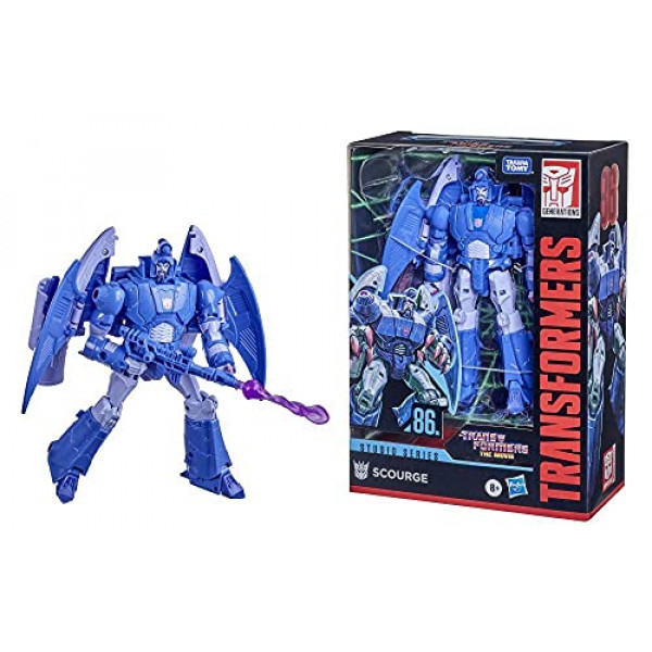 Transformers Toys Studio Series 86 Voyager Class The Movie 1986 Scourge Figura de acción - Edades de 8 años en adelante, 6.5 pulgadas