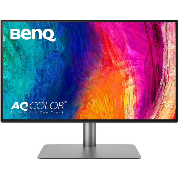 Monitor BenQ PD2725U Thunderbolt 3 para Macbook 27 4K UHD | 100% Rec.709 y sRGB, 95% P3 | IPS | DeltaE≤3 | Pantone | Informe de calibración | Ergonómico | USB-C (65W) | Cadena tipo margarita, negro