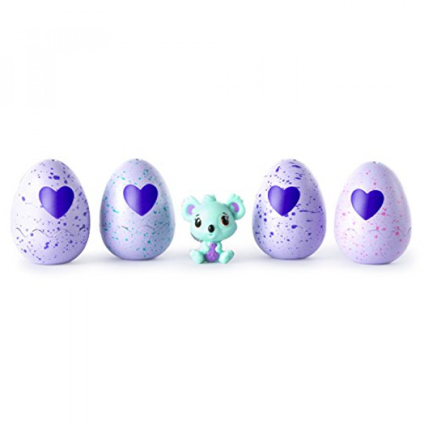 Hatchimals - CollEGGtibles - Paquete de 4 + bonificación (los estilos y colores pueden variar) de Spin Master