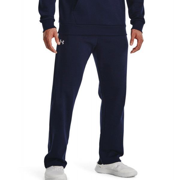 Under Armour Rival - Pantalón polar para hombre, (410) Midnight Navy//White, XX-Large