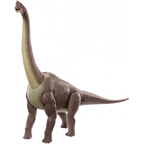 Figura Mattel Jurassic World Brachiosaurus: 28 pulgadas de alto y 34 pulgadas de largo (71,12 cm x 86,36 cm) con escultura, articulación, color y textura auténticas, multicolor