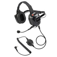 Arrowmax AHDH0135-BK-M1 Auriculares con cancelación de ruido detrás de la cabeza compatibles con Motorola CP200D CP100D R2 DEP450 BPR40D CP200 CP185 BPR40 CLS1410 CLS1110 DTR700 DTR650 RDU4100 RDU4160D RMU2040