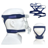 GJX 2 paquetes de casco universal con bordes cerrados, correa de repuesto para casco, máscara CPAP, pieza de repuesto de cara completa (solo casco)