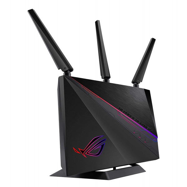 ASUS ROG Rapture WiFi Gaming Router (GT-AC2900) - Router de Internet inalámbrico Gigabit de doble banda, NVIDIA GeForce NOW, AURA RGB, juegos y streaming, compatible con AiMesh, seguridad de Internet de por vida