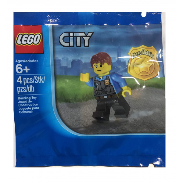 Minifigura encubierta de Lego Chase McCain City