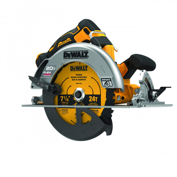 DEWALT DCS573B 20V MAX* 7-1/4 pulg. Sierra circular inalámbrica sin escobillas con FLEXVOLT ADVANTAGE™ (solo herramienta)