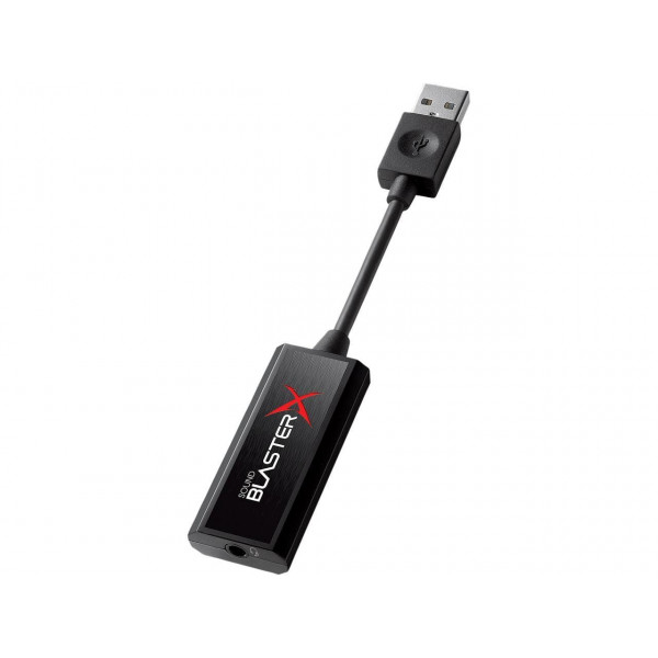 Creative Sound BlasterX G1 7.1 Tarjeta de sonido y DAC USB portátil para juegos HD (70SB171000000)